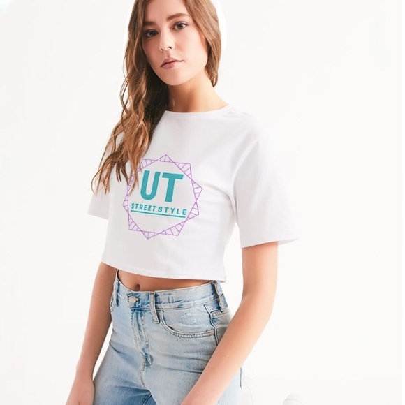 Urban Touch Blue & Purple Logo Tee - Picture 3 of 3